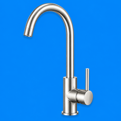 Kitchen Sink MIxer Stainless Steel Round Neck