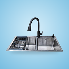 Premium Kitchen Sink Hand Made 18 by 32 | 8245